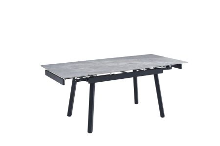 Керамічний стіл TM-88-1 ребекка грей + чорний