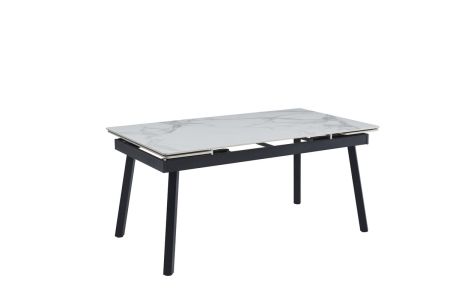 Керамічний стіл TM-88 вайт клауд + чорний